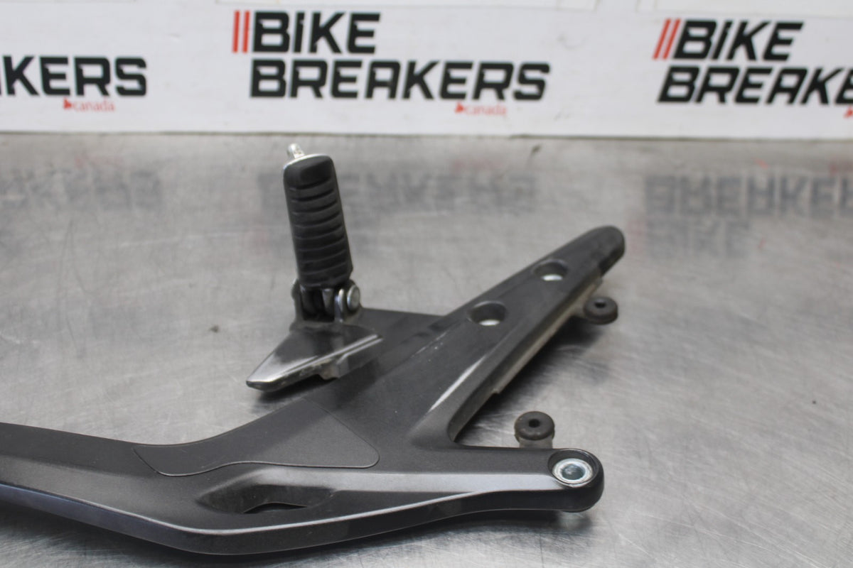 12 KAWASAKI NINJA 650 EX650E LEFT REARSET REAR SET DRIVER FOOT PEG STOP BB926
