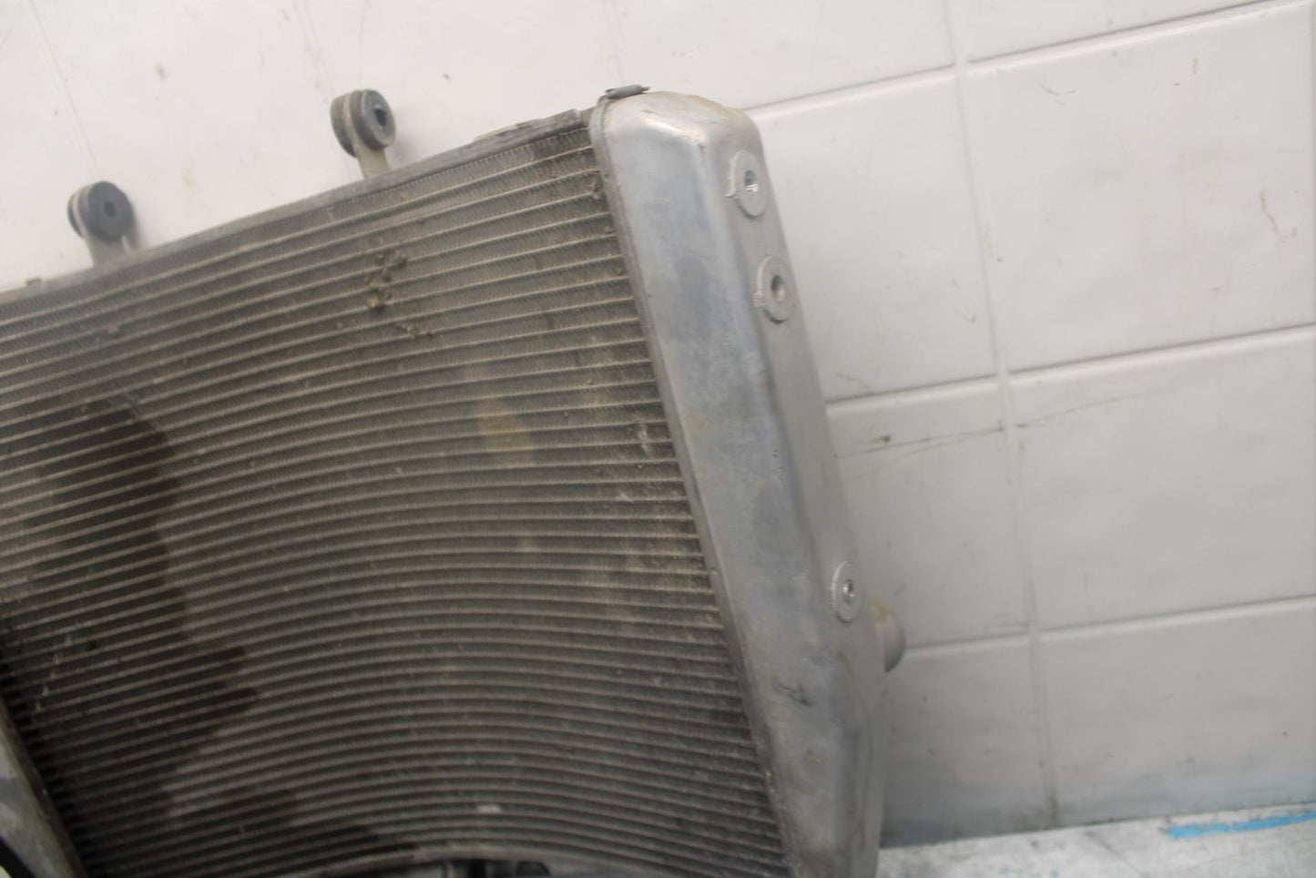 07-08 KAWASAKI NINJA ZX6R ENGINE RADIATOR MOTOR COOLER COOLING RADIATER BB456