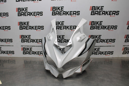 24-25 KAWASAKI NINJA ZX4R FRONT UPPER NOSE FAIRING COWL SHROUD BB840