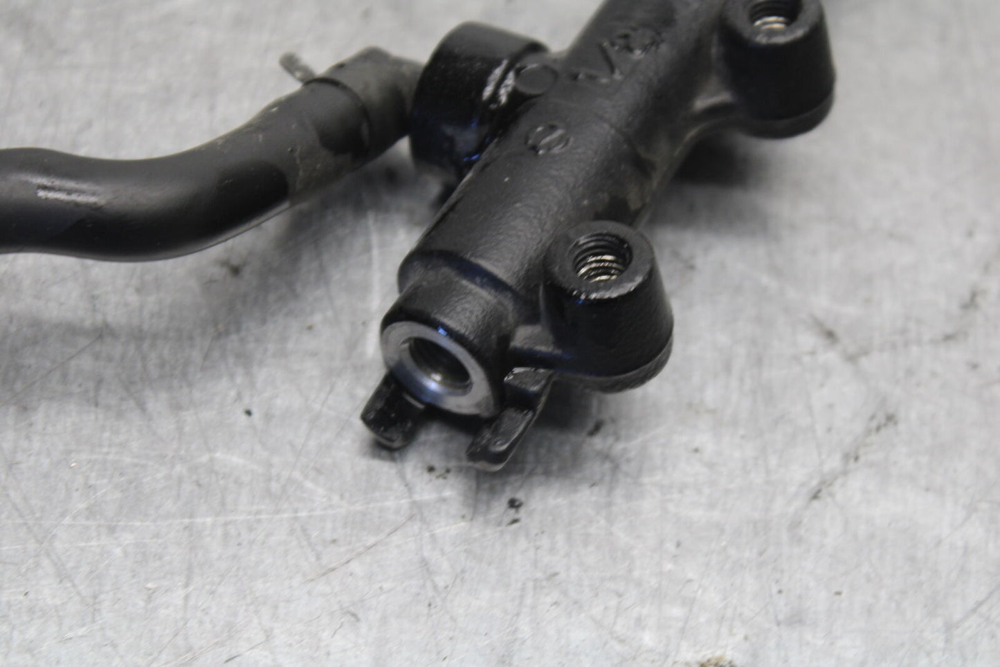 09-12 KAWASAKI NINJA ZX6R REAR BACK BRAKE MASTER CYLINDER W RESERVOIR BB698