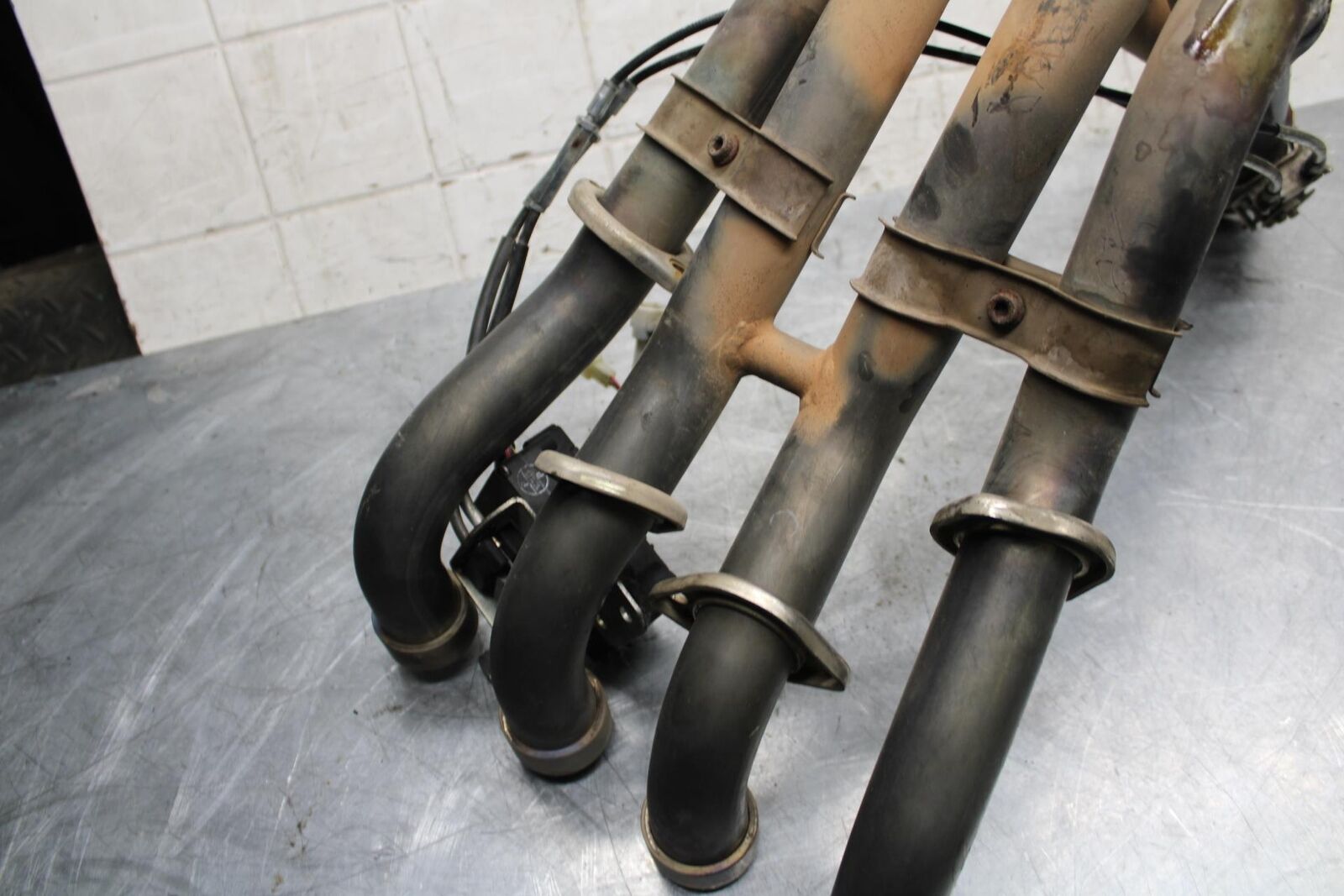 2008 Suzuki GSXR1000 EXHAUST HEADER PIPES MANIFOLD 14100-21H00 BB519