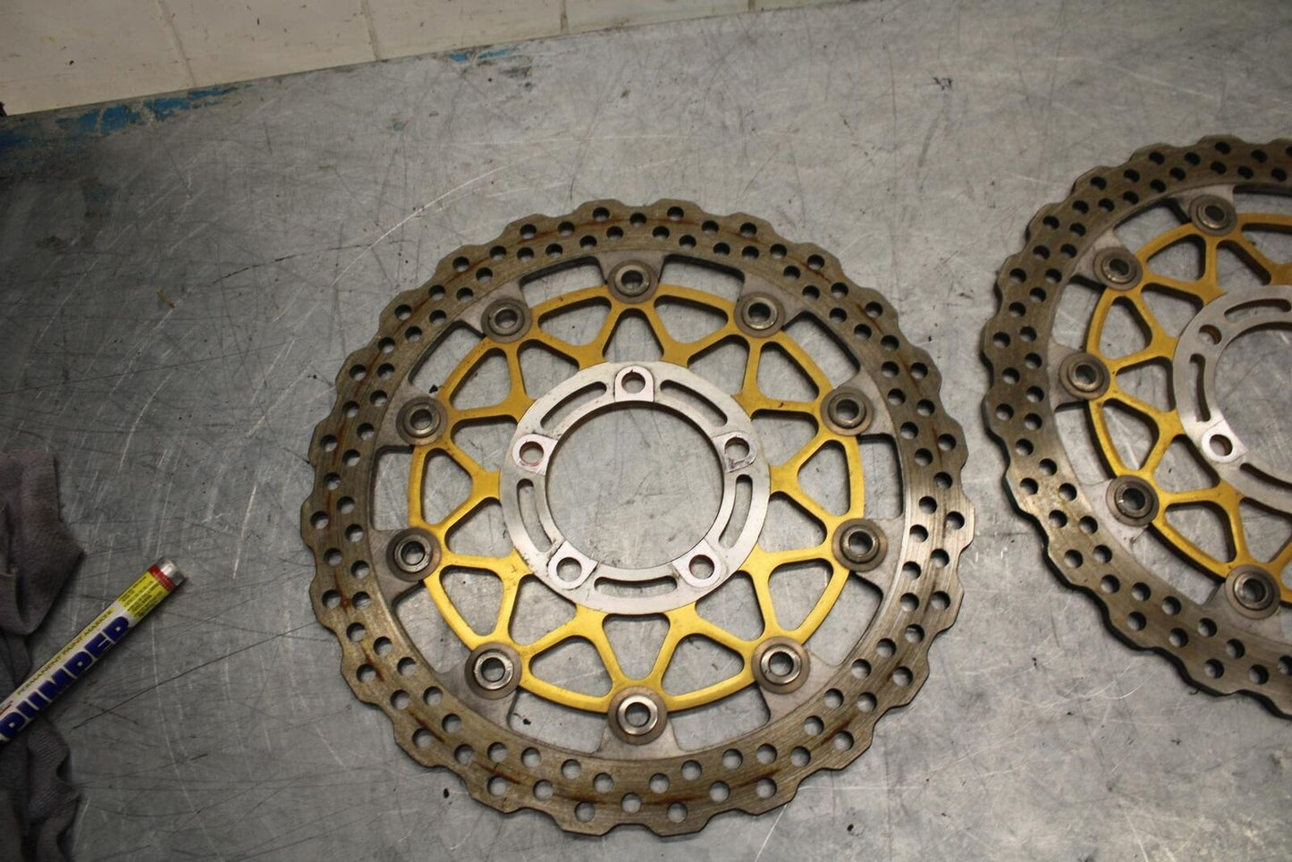 11-15 KAWASAKI ZX1000R FRONT LEFT RIGHT BRAKE ROTORS DISCS BB445