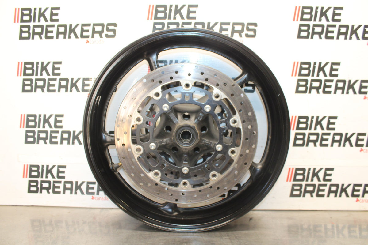 08-16 YAMAHA YZF R6 FRONT WHEEL FRONT RIM & ROTORS BB929