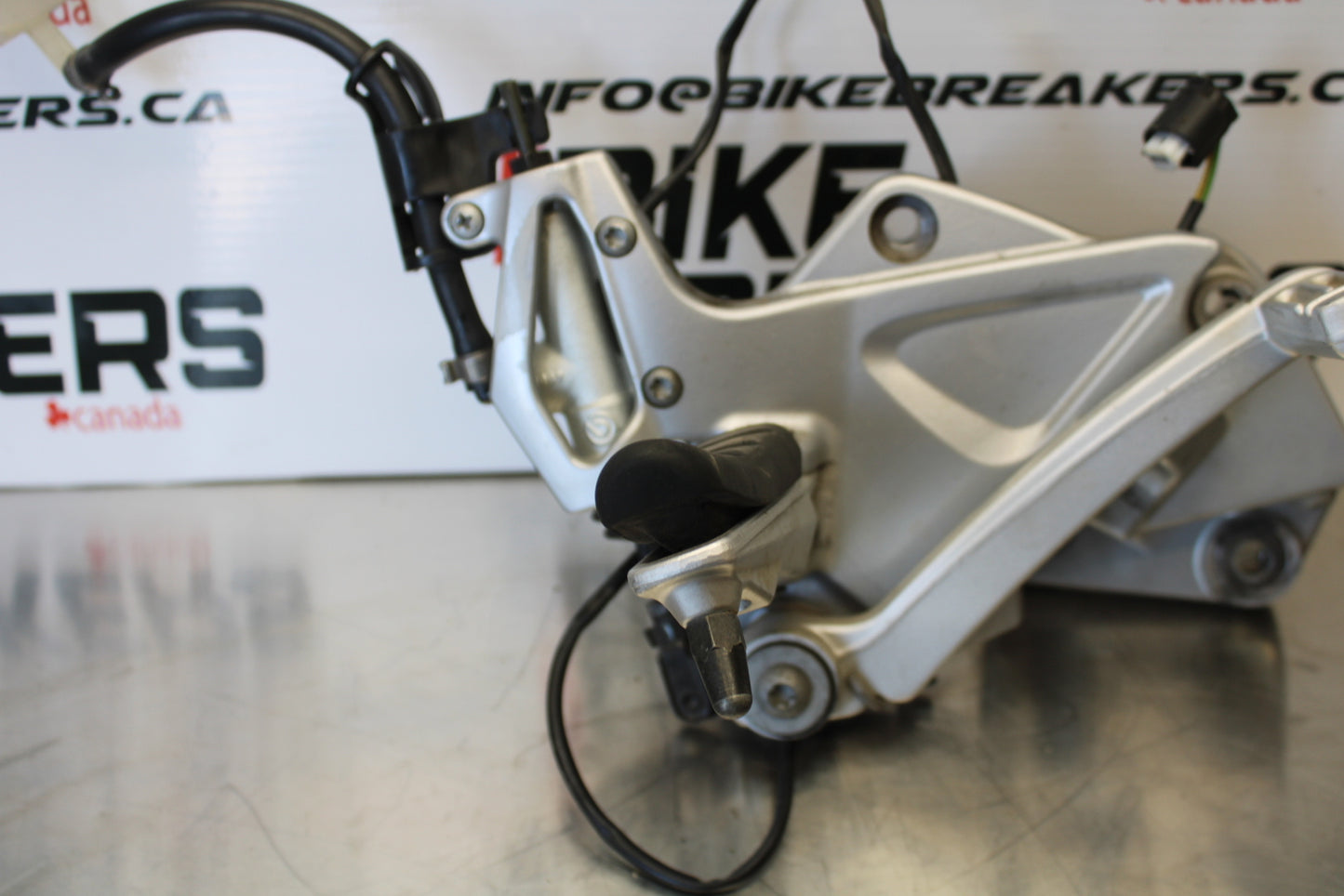 06-12 BMW F800ST RIGHT REARSET REAR SET DRIVER FOOT PEG REST STOP BB144