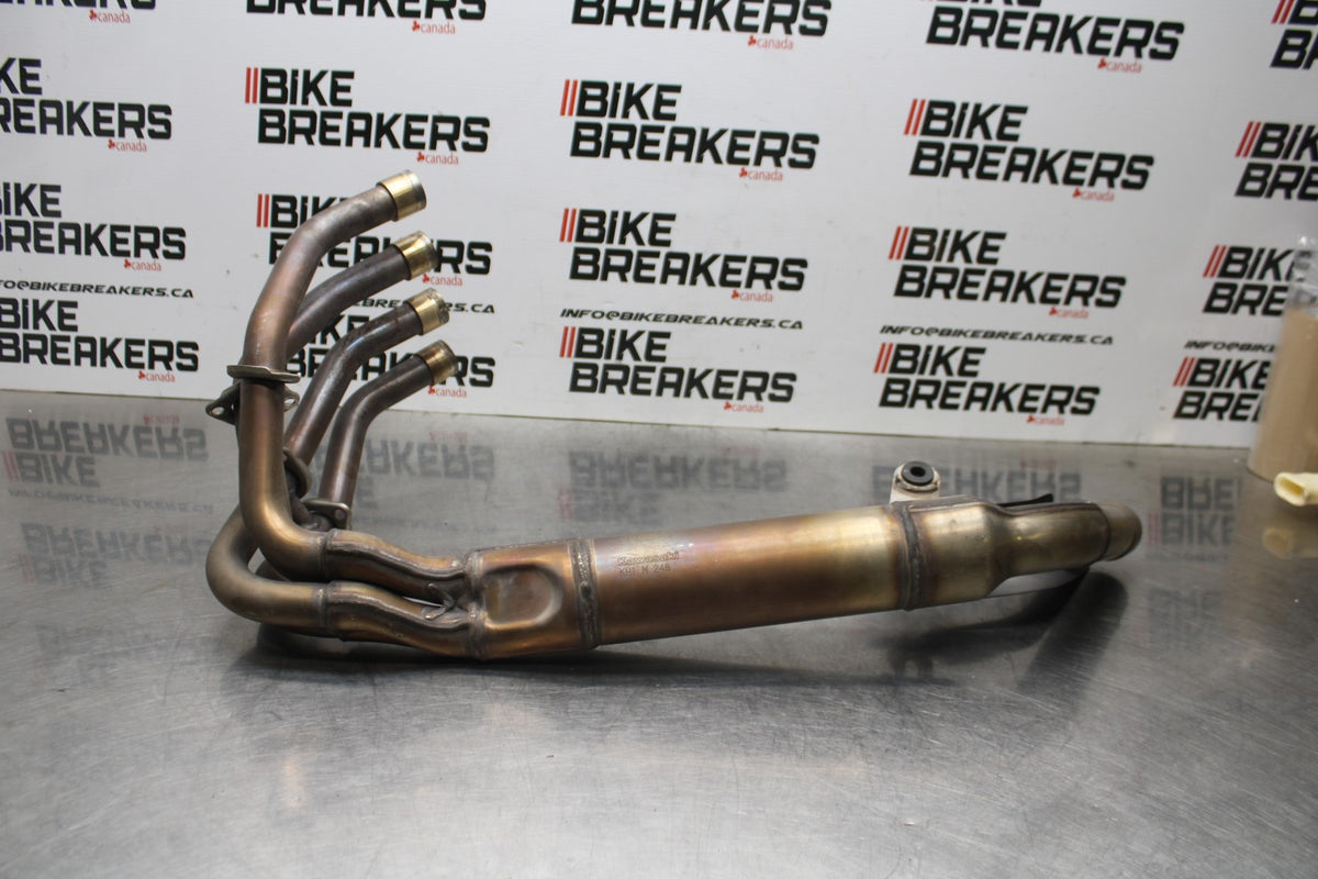 24-25 KAWASAKI NINJA ZX4R EXHAUST HEADER PIPES MANIFOLD BB827