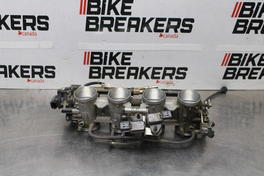 05-06 KAWASAKI NINJA ZX6R MAIN FUEL INJECTORS / THROTTLE BODIES BB877