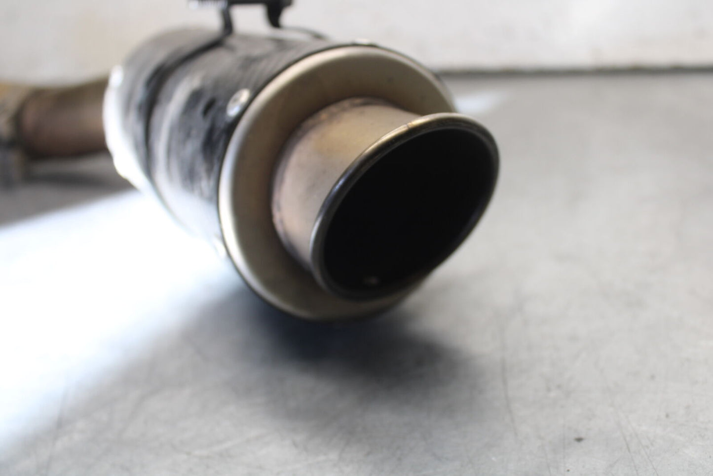 09-12 KAWASAKI NINJA ZX6R EXHAUST PIPE MUFFLER SLIP ON CAN SILENCER BB698