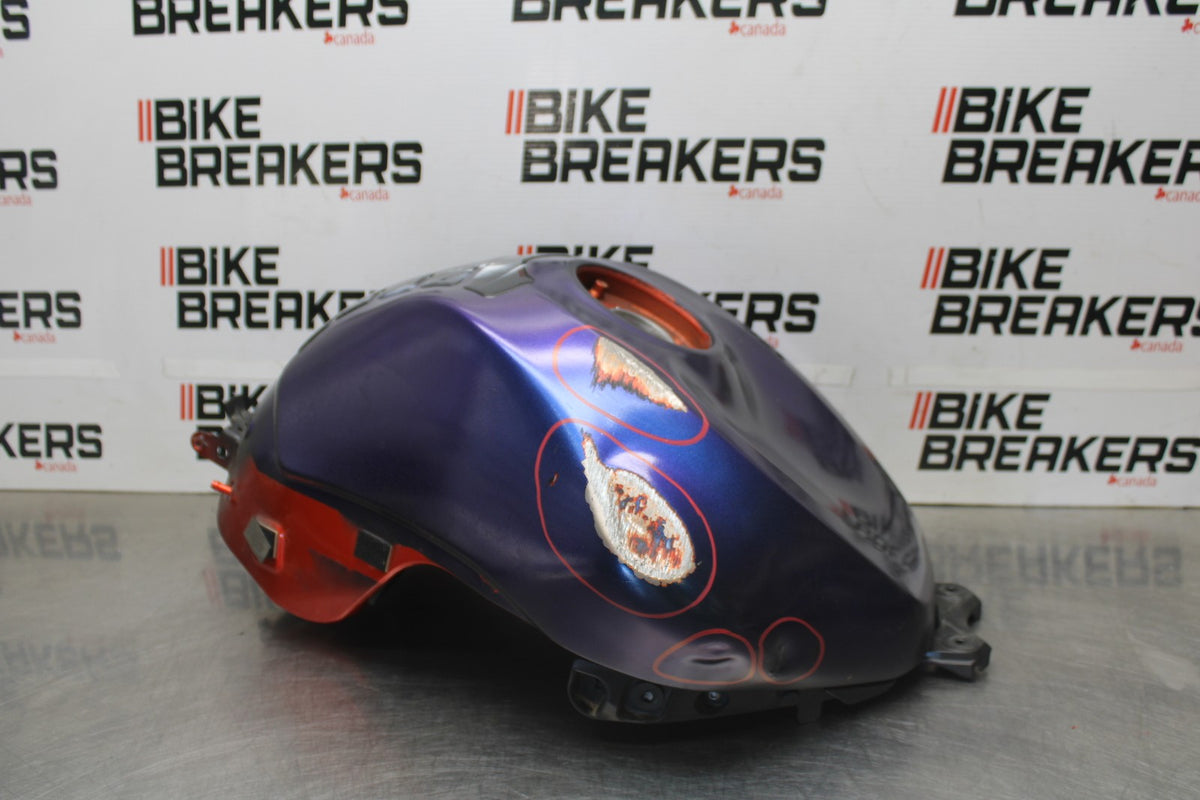 13-18 KAWASAKI NINJA ZX6R GAS TANK FUEL CELL PETROL RESERVOIR BB915