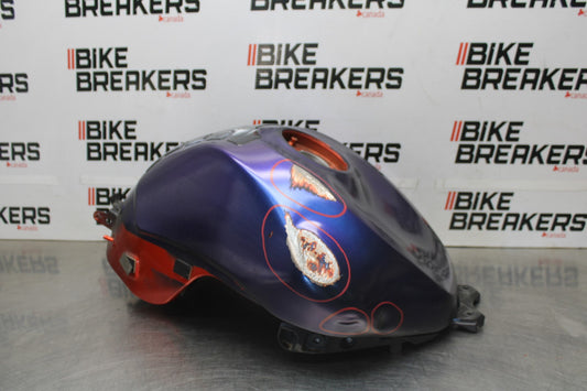 13-18 KAWASAKI NINJA ZX6R GAS TANK FUEL CELL PETROL RESERVOIR BB915