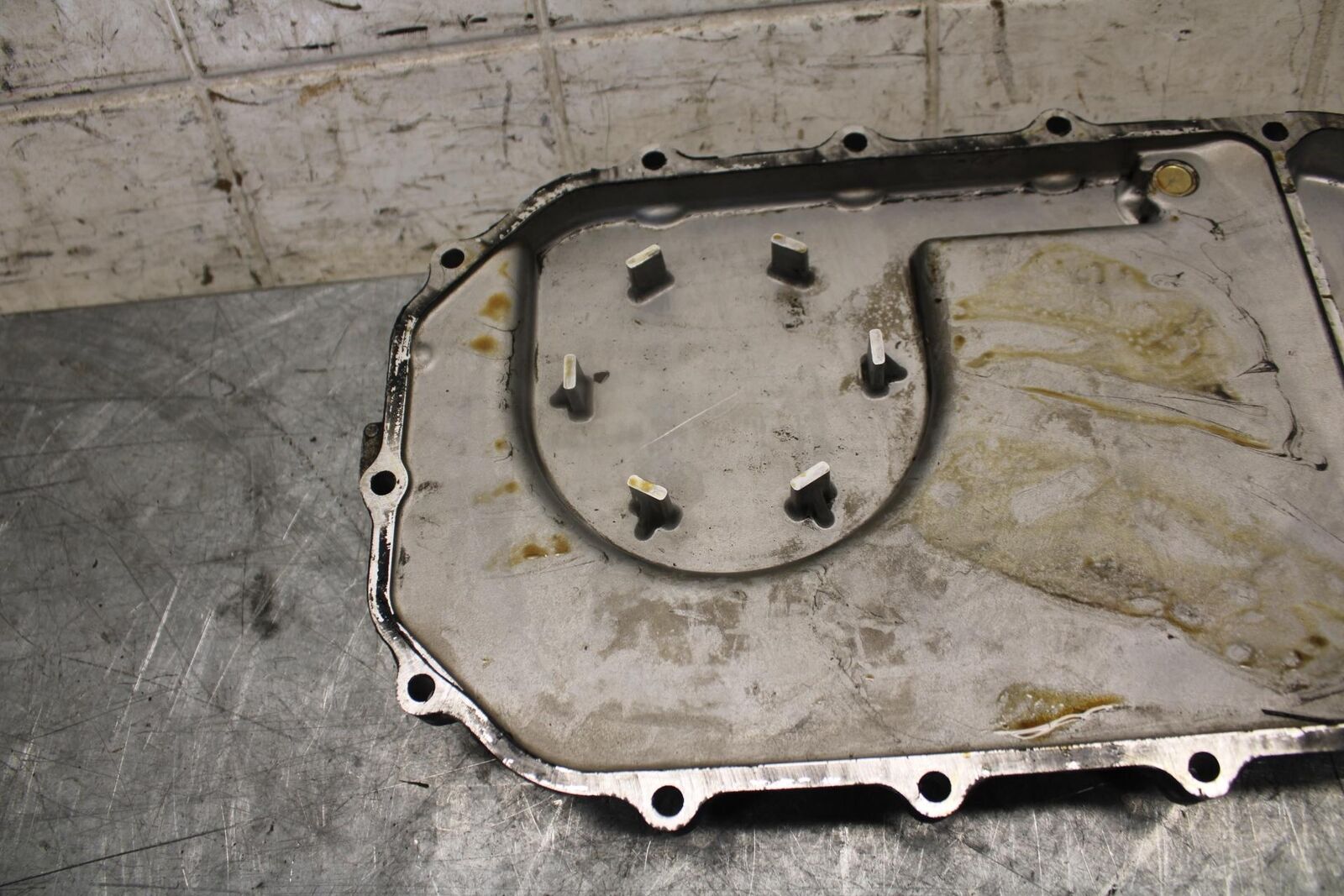 2004 Honda ST1300 ENGINE MOTOR BOTTOM OIL PAN COVER BB49