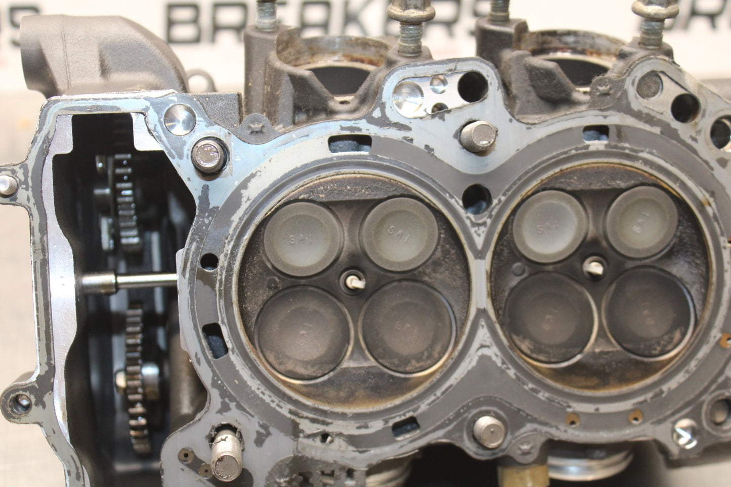 14-17 YAMAHA FZ07 7800km ENGINE TOP END CYLINDER HEAD BB766