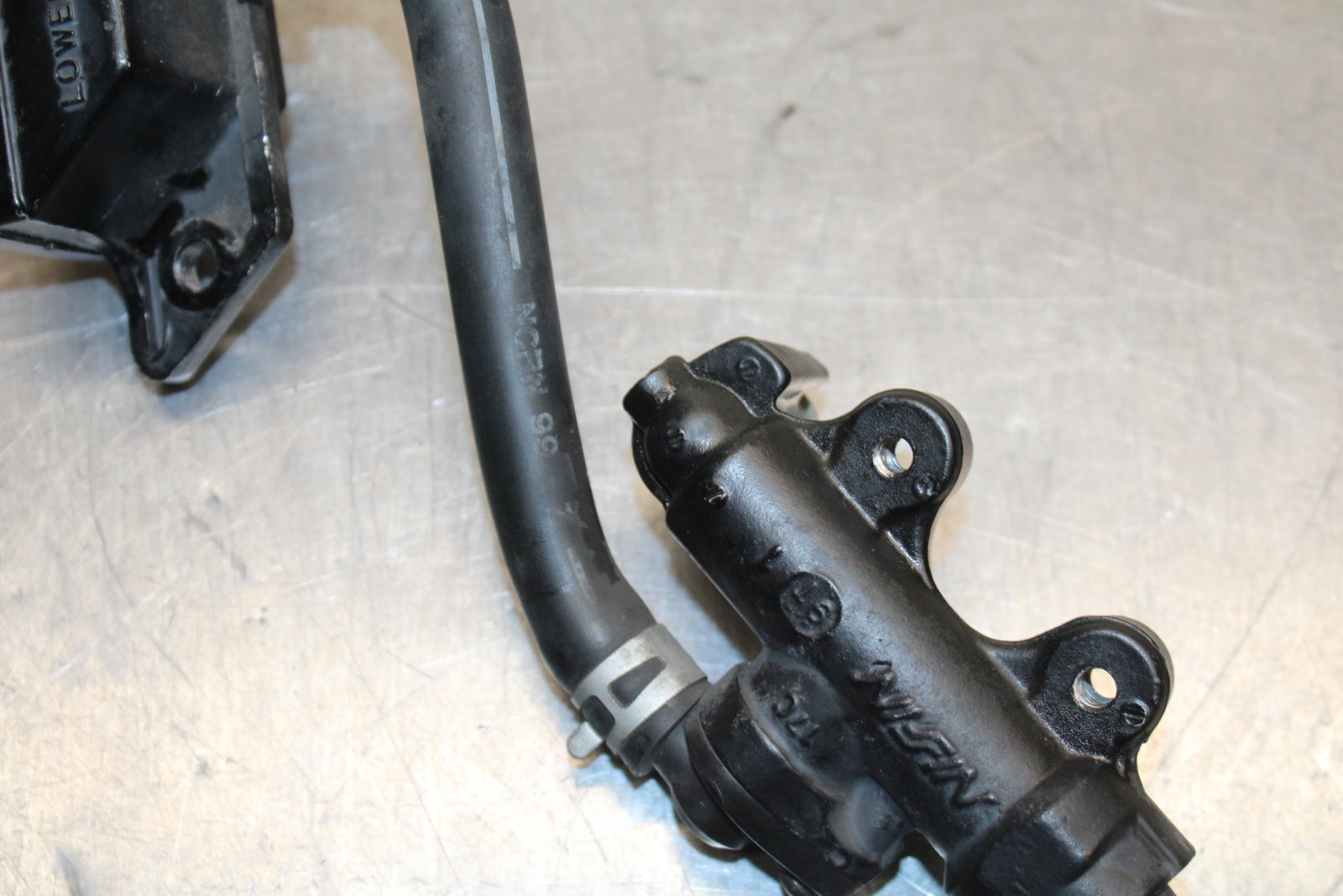 00 SUZUKI INTRUDER 1500 VL1500 REAR BACK BRAKE MASTER CYLINDER W RESERVOIR BB761