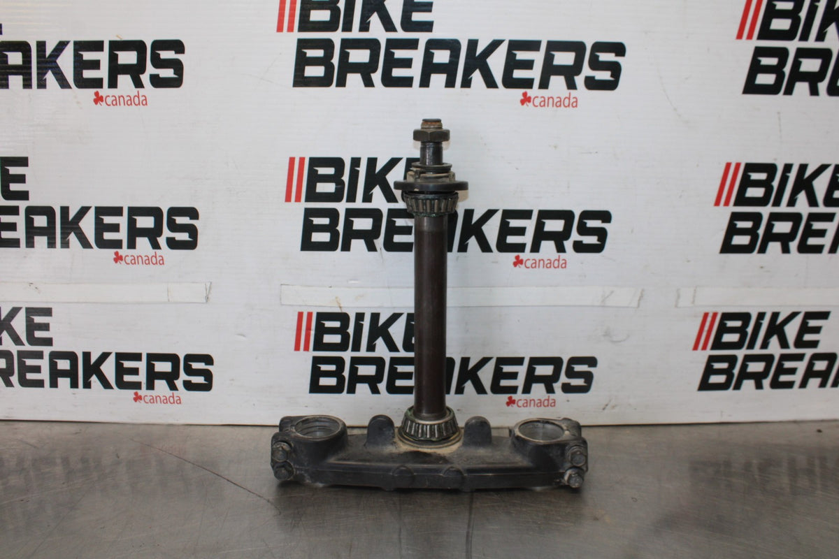 06 KAWASAKI KLR650 FRONT FORKS CLAMP LOWER TRIPLE TREE STEM BB919
