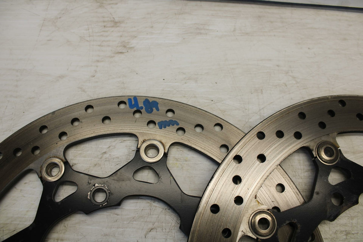 07-12 SUZUKI BANDIT 650F FRONT LEFT RIGHT BRAKE ROTORS DISCS BB280