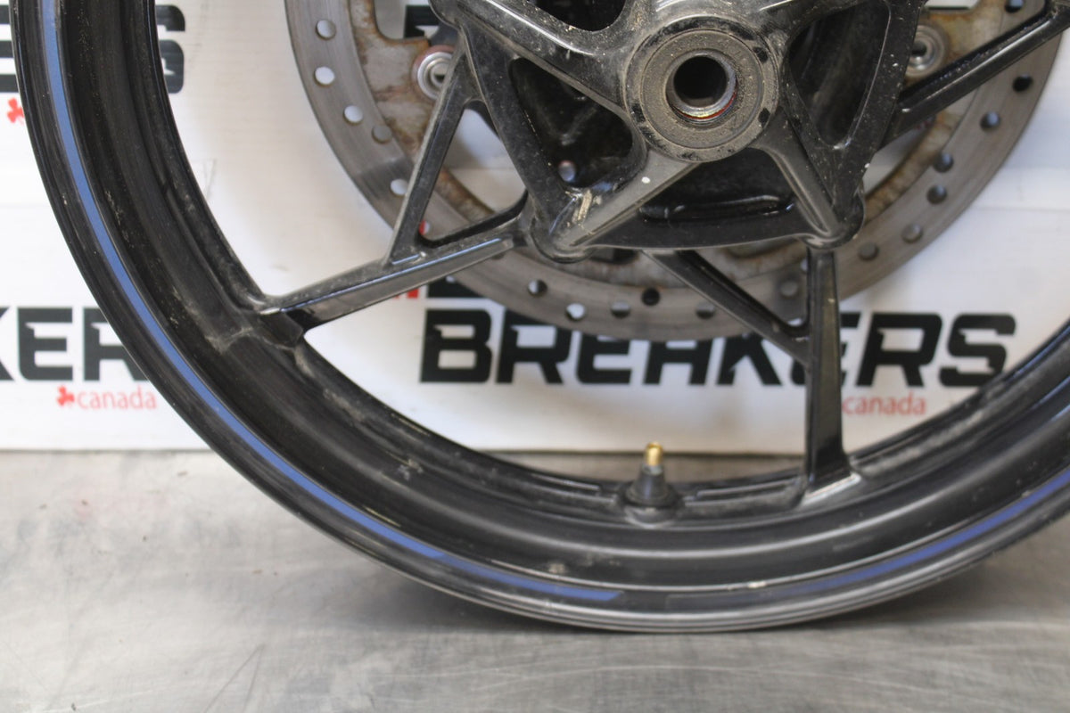 24-25 KAWASAKI NINJA 500 ABS FRONT WHEEL FRONT RIM & ROTOR BB899