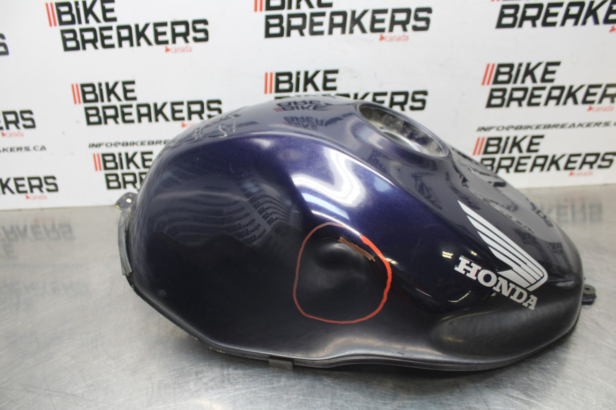 98-05 HONDA SUPER HAWK 1000 VTR1000F GAS TANK FUEL CELL PETROL RESERVOIR BB821