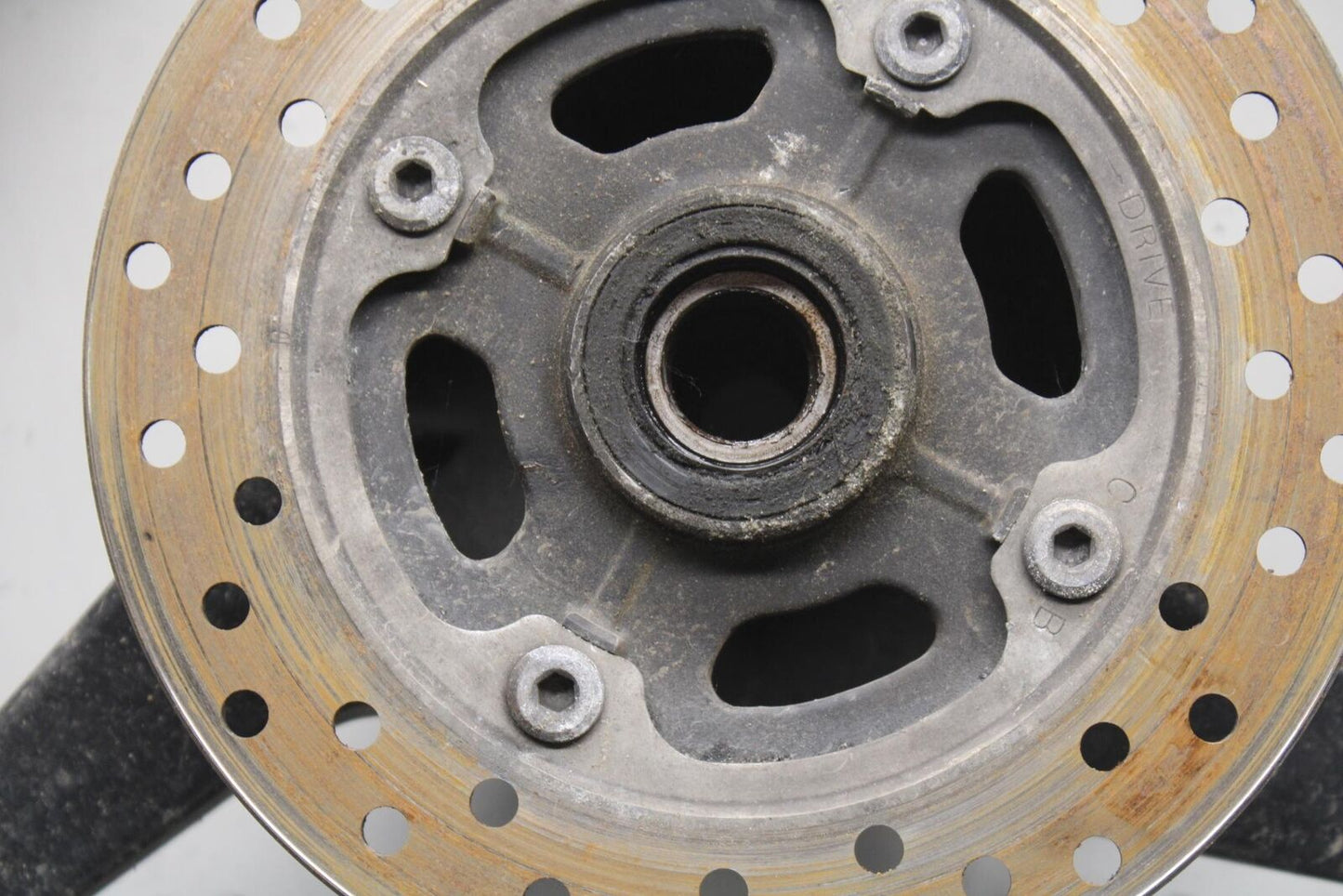 03-04 HONDA CBR600RR REAR WHEEL AND ROTOR BACK BRAKE DISC BB637