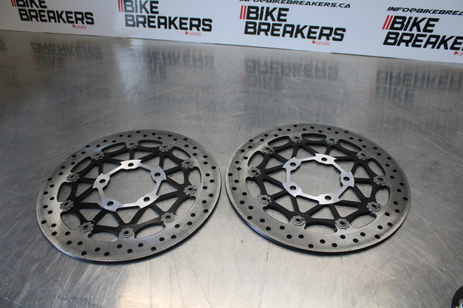 23-24 KAWASAKI NINJA ZX14R NEW!! FRONT LEFT RIGHT BRAKE ROTORS DISCS BB757