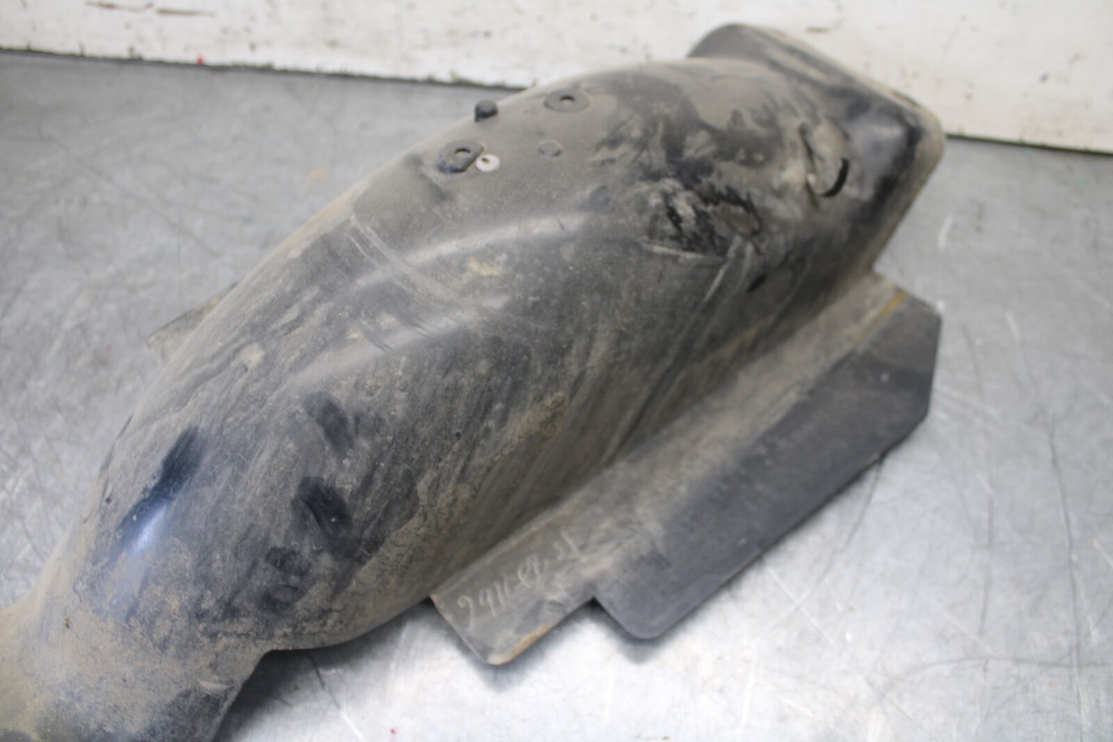 08-18 KAWASAKI KLR650 REAR BACK TAIL UNDERTAIL FAIRING COWL FENDER BB707