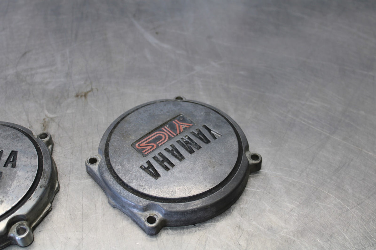 81 YAMAHA MAXIM 550 XJ550 RIGHT LEFT SIDE ENGINE MOTOR COVER BB866