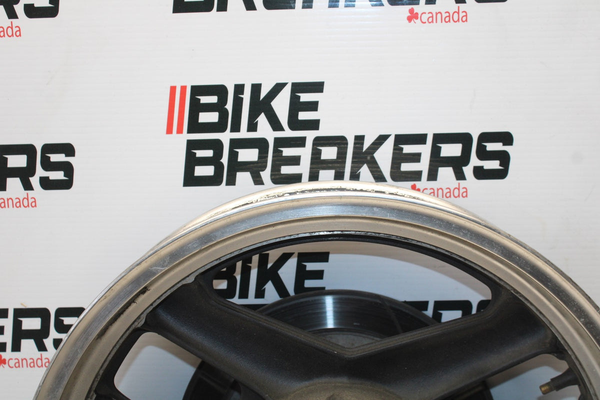 84 HONDA INTERCEPTOR 1000 VF1000F REAR WHEEL BACK RIM & ROTOR BB878