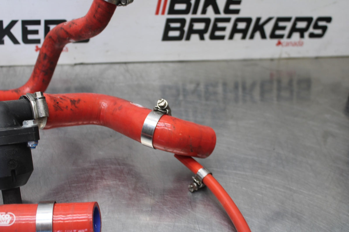 15 APRILIA RSV4 FACTORY APRC AFTERMARKET RADIATOR HOSES COOLANT WATER PIPE BB901
