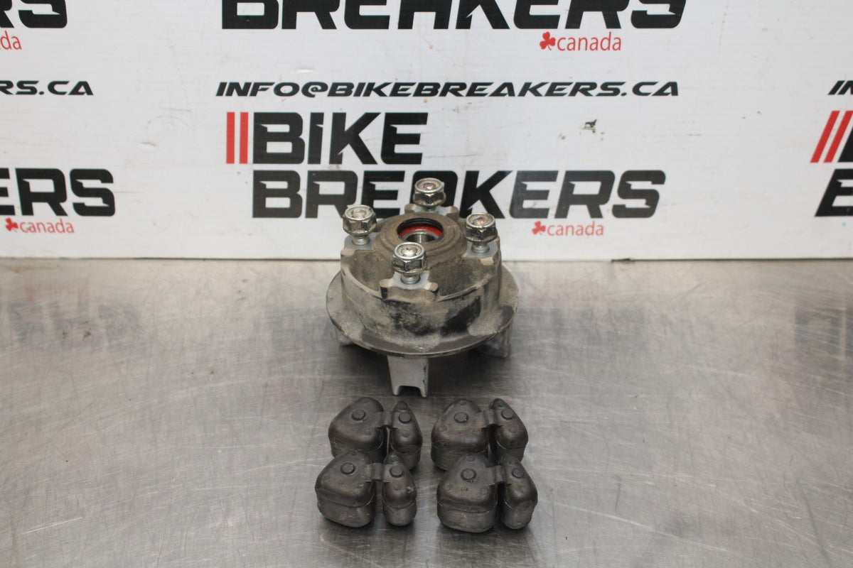 08 HONDA CBR125R REAR HUB & SHOCK DAMPERS CUSH ABSORBERS BB839