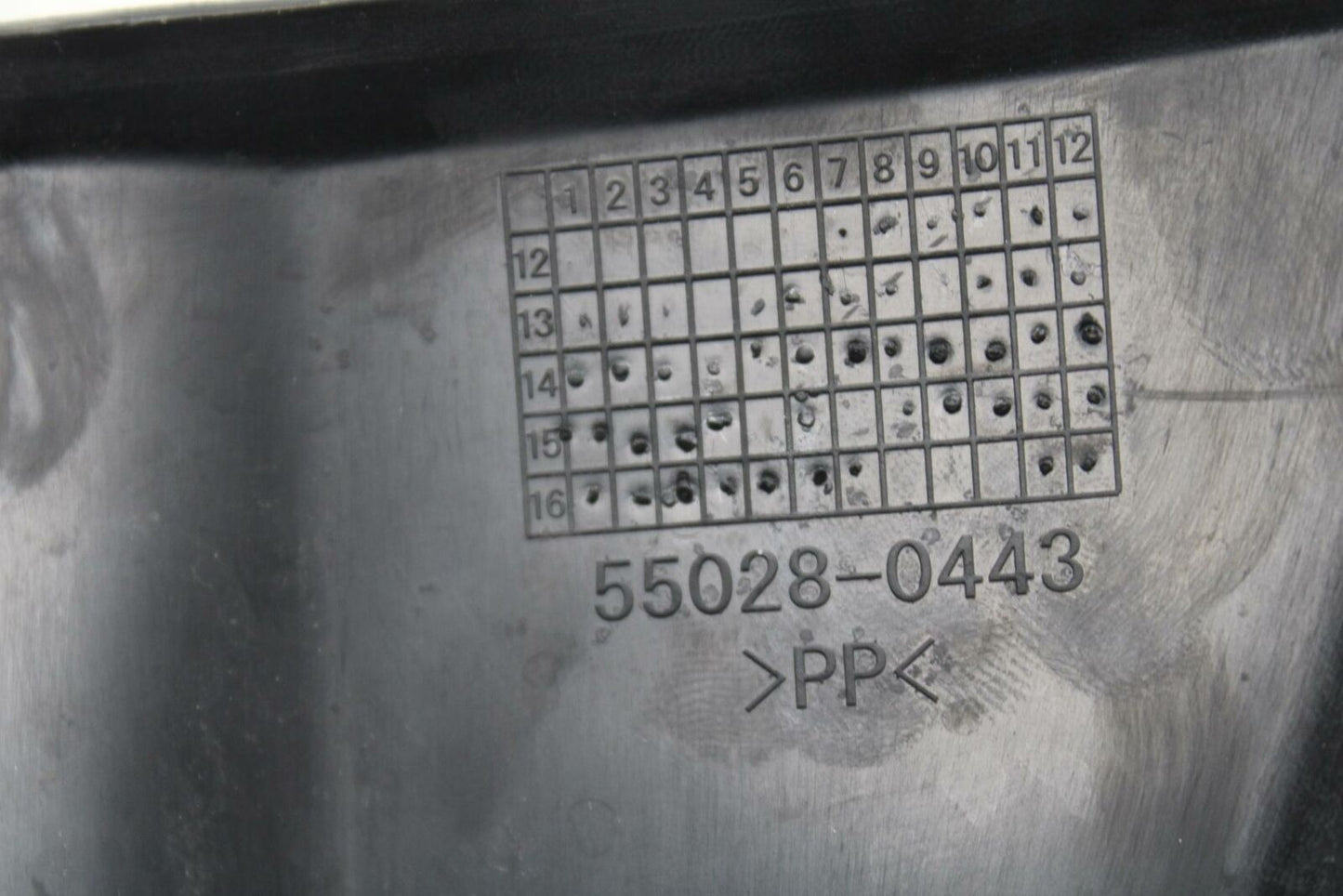 13-17 KAWASAKI NINJA ZX6R ZX636E FRONT CENTER COWL FAIRING BB409