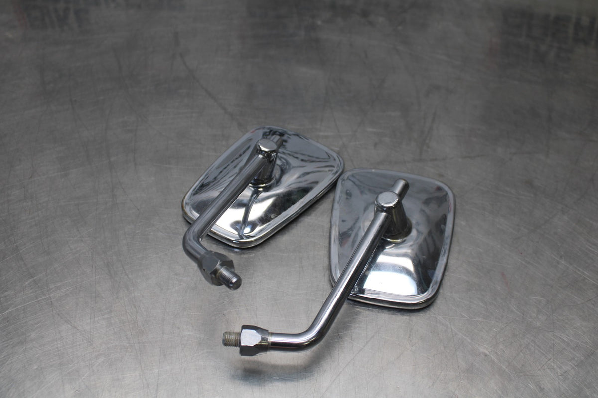 02 KAWASAKI VULCAN 800 VN800B CLASSIC REAR VIEW MIRROR SET PAIR MIRRORS BB862