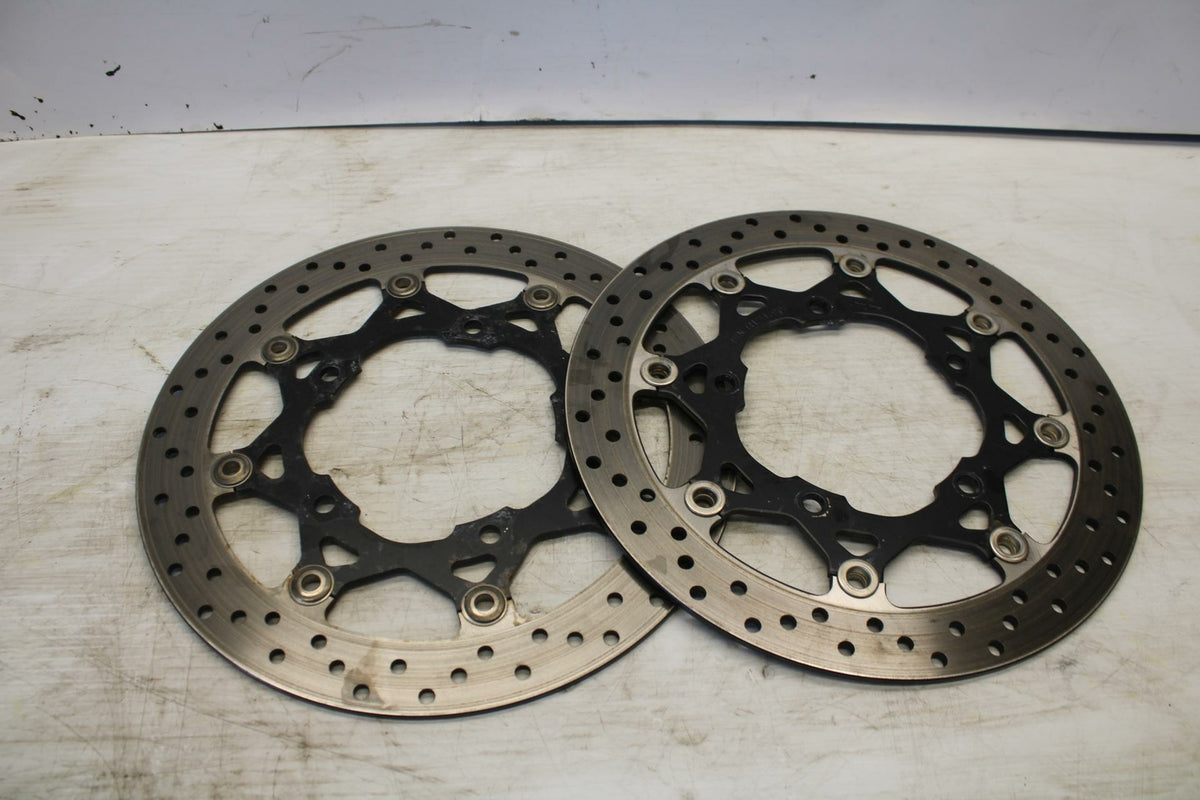 07-12 SUZUKI BANDIT 650F FRONT LEFT RIGHT BRAKE ROTORS DISCS BB280