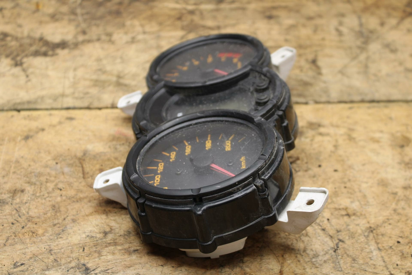 07-11 SUZUKI VSTROM 650 SPEEDO TACH GAUGES DISPLAY CLUSTER SPEEDOMETER BB340