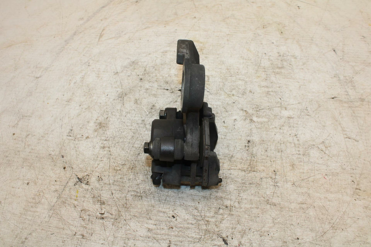 08-16 YAMAHA YZF R6 REAR BACK BRAKE CALIPER W MOUNT BRACKET BB365