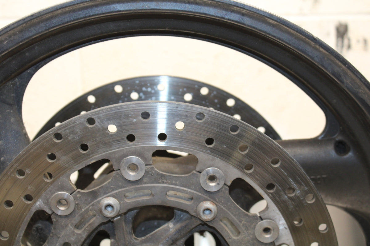 96-07 YAMAHA YZF600R FRONT WHEEL FRONT RIM & ROTORS BB746