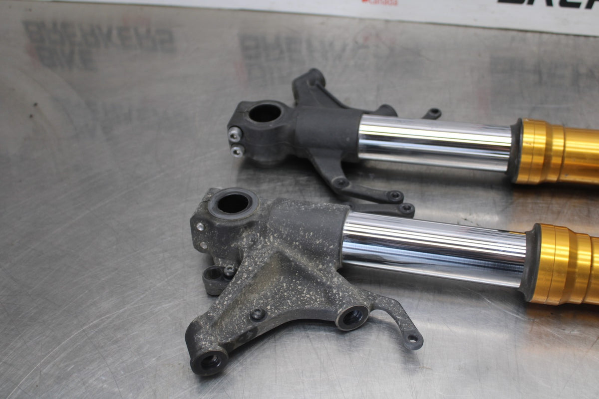 17 YAMAHA YZF R6 FRONT FORKS SHOCK SUSPENSION SET PAIR BB922
