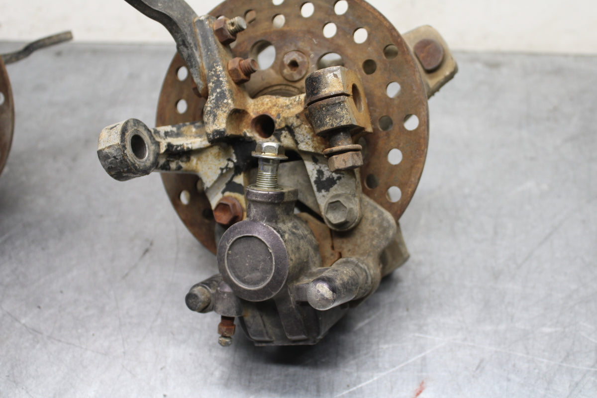 85-86 SUZUKI QUADRACER 250 FRONT WHEEL RIGHT LEFT HUBS HUB SET BB126