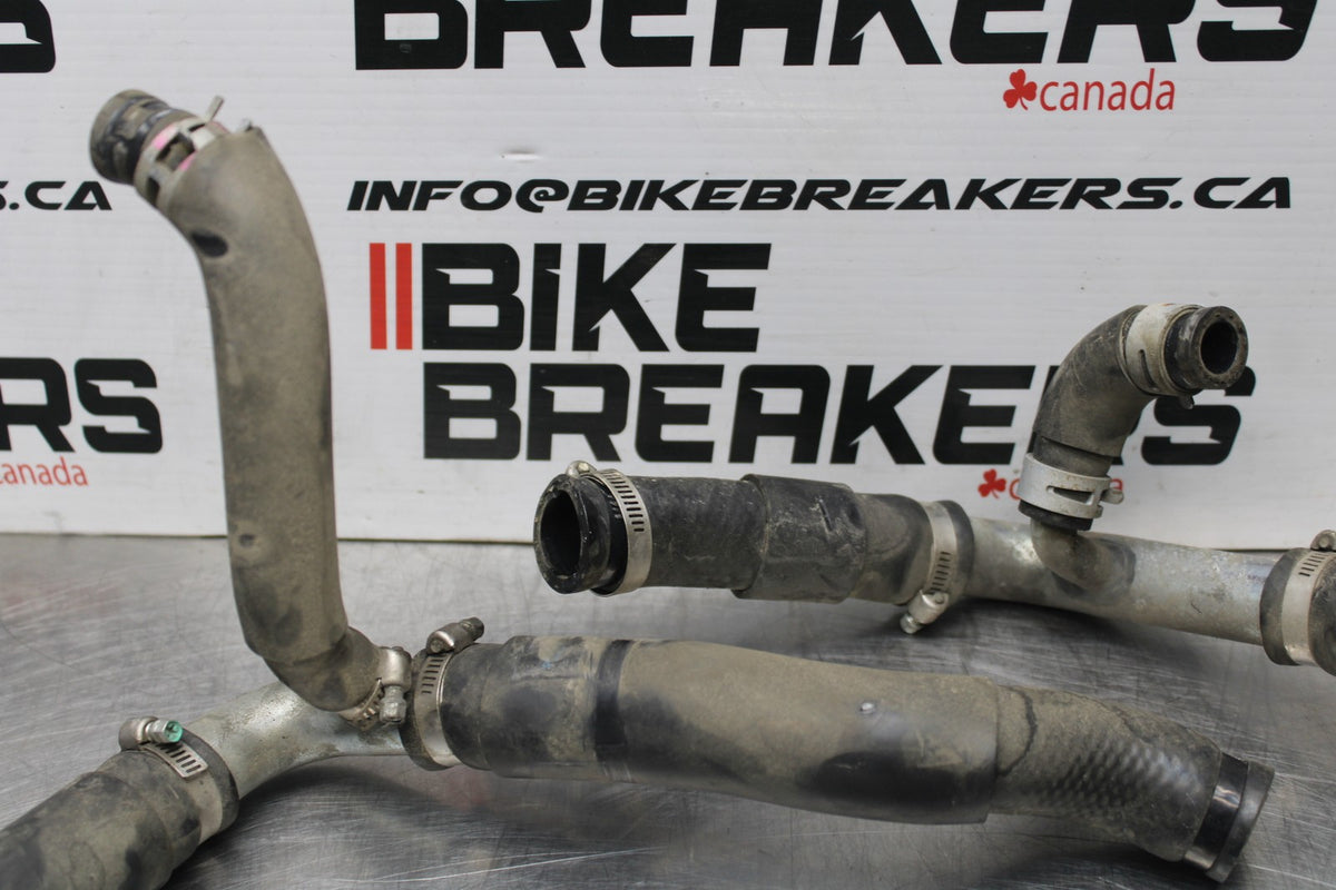 08-16 YAMAHA YZF R6 RADIATOR HOSES ENGINE COOLANT WATER PIPES HOSE KIT SET BB856