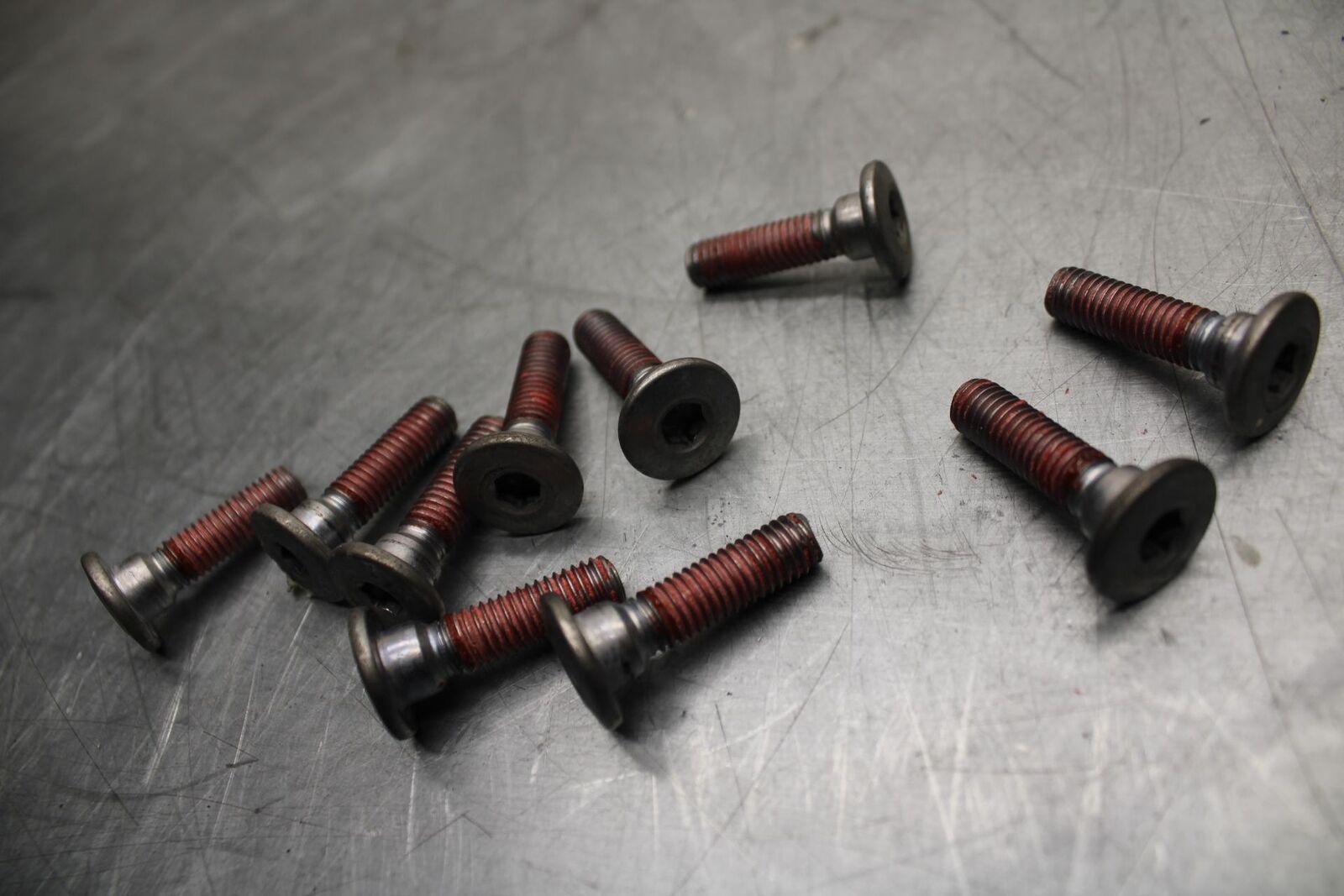 11-14 KAWASAKI VERSYS 650 LE 650C FRONT BRAKE ROTOR BOLTS DISC HARDWARE  BB498