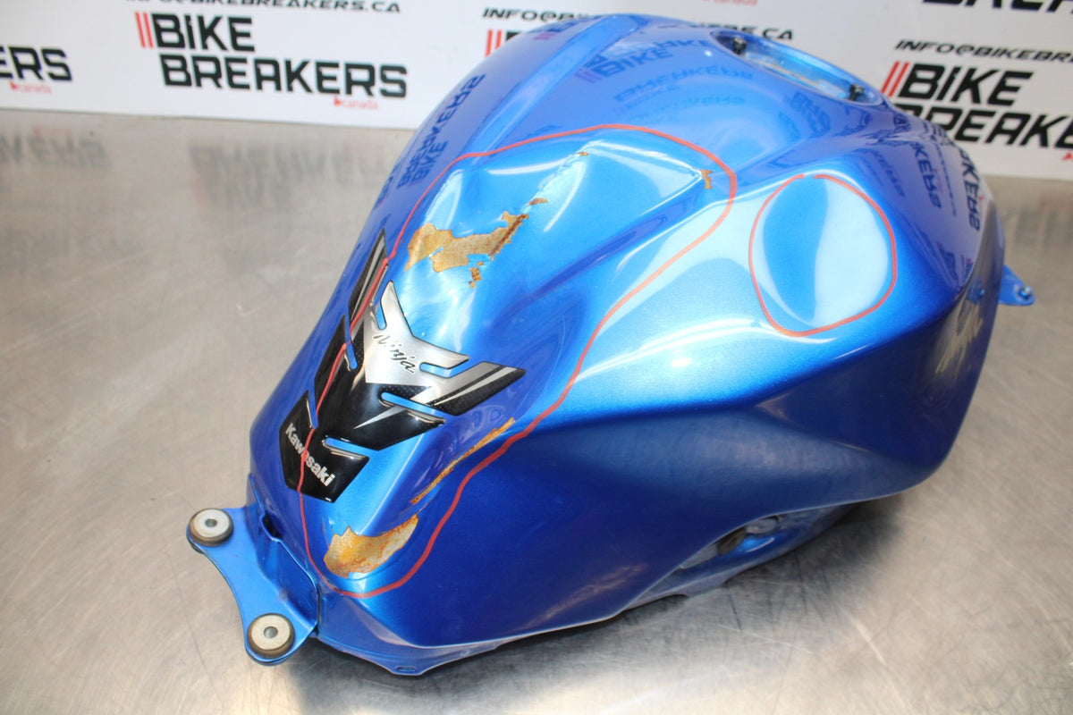 13-17 KAWASAKI NINJA 300 EX300 ABS GAS TANK FUEL CELL PETROL RESERVOIR BB189