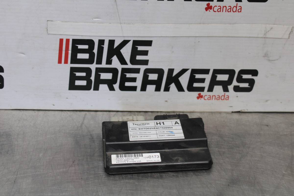 12 TRIUMPH STREET TRIPLE R ECU COMPUTER CONTROLLER UNIT BLACK BOX ECM BB914