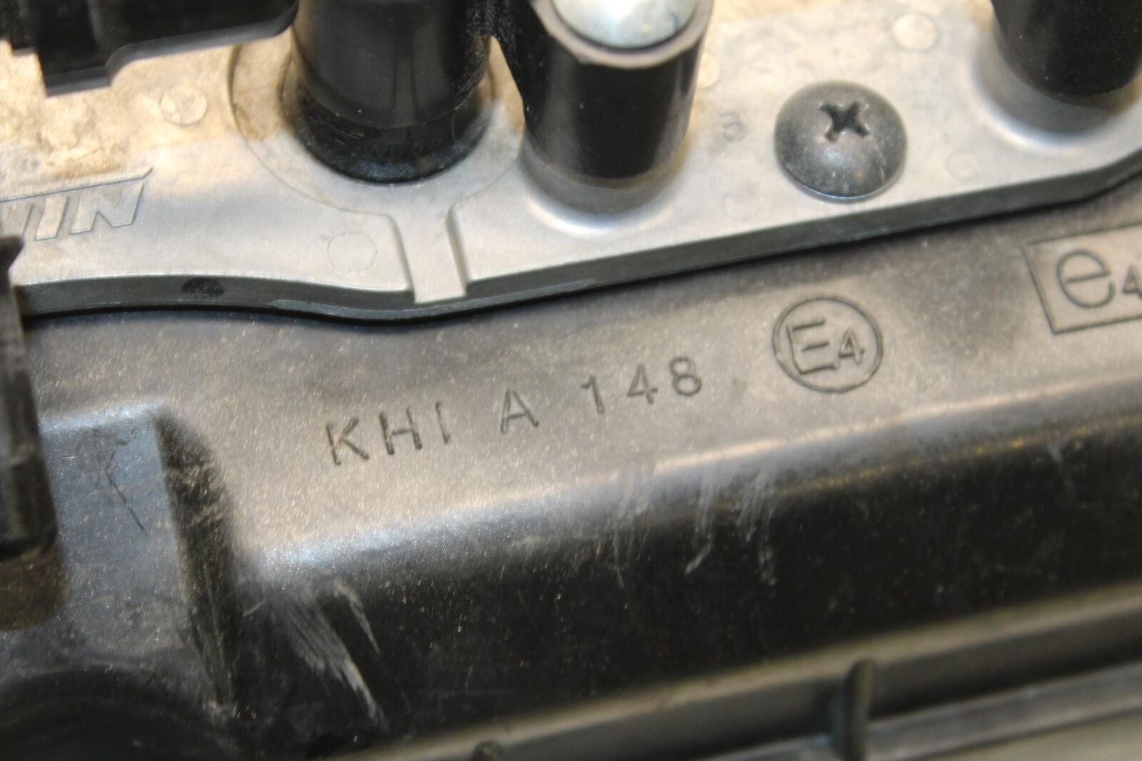 09-12 KAWASAKI NINJA ZX6R AIRBOX AIR INTAKE FILTER BOX 11010-0198 BB617