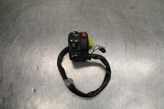 09 SUZUKI GSXR600 LEFT CLIP ON HANDLE HORN SIGNALS SWITCH SWITCHES BB759