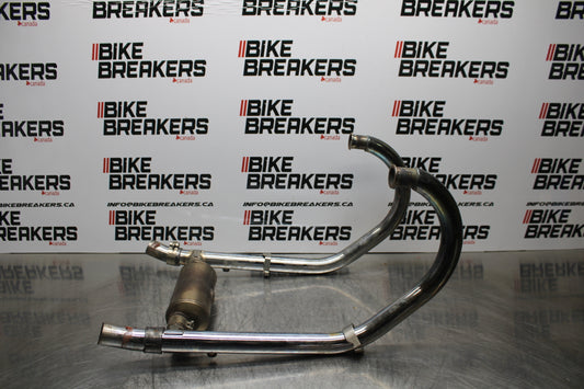 08 MOTO GUZZI BREVA 750 EXHAUST HEADER PIPES MANIFOLD BB154