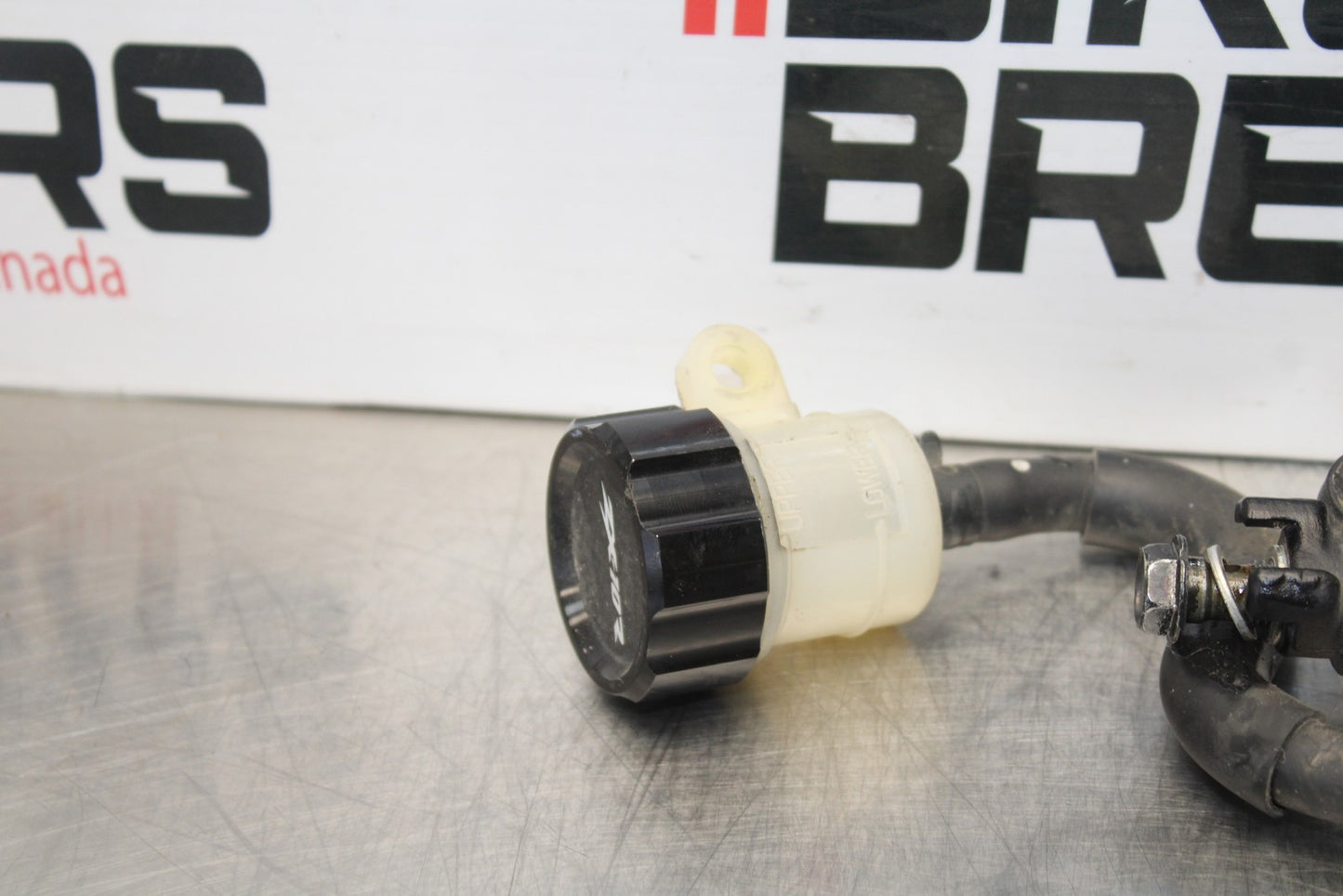 08 KAWASAKI NINJA ZX10R REAR BACK BRAKE MASTER CYLINDER W RESERVOIR BB201