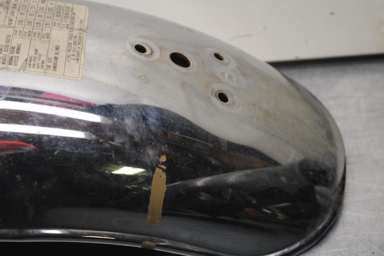 80-83 SUZUKI GS750E REAR BACK FENDER MUD GUARD BB82