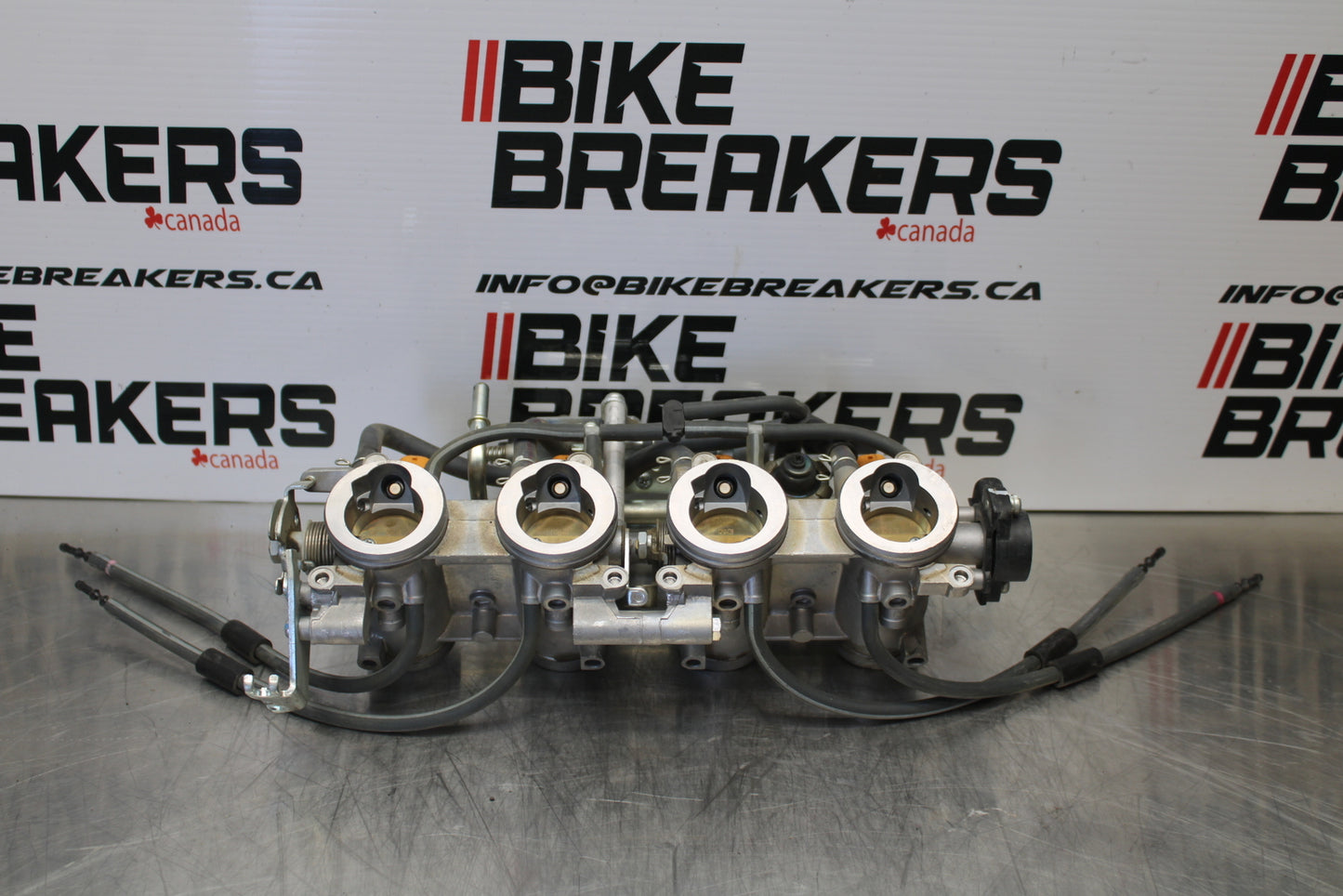 09-15 YAMAHA FZ6R MAIN FUEL INJECTORS / THROTTLE BODIES BB161