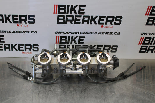 09-15 YAMAHA FZ6R MAIN FUEL INJECTORS / THROTTLE BODIES BB161