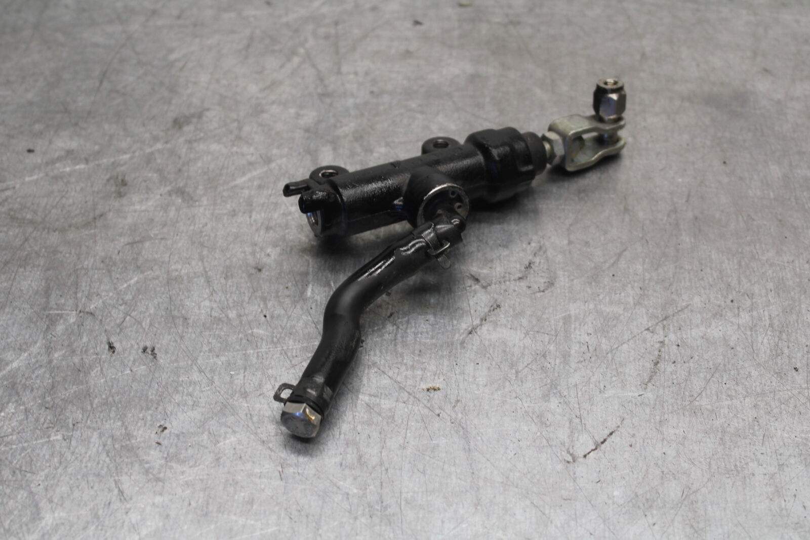 09-12 KAWASAKI NINJA ZX6R REAR BACK BRAKE MASTER CYLINDER W RESERVOIR BB698