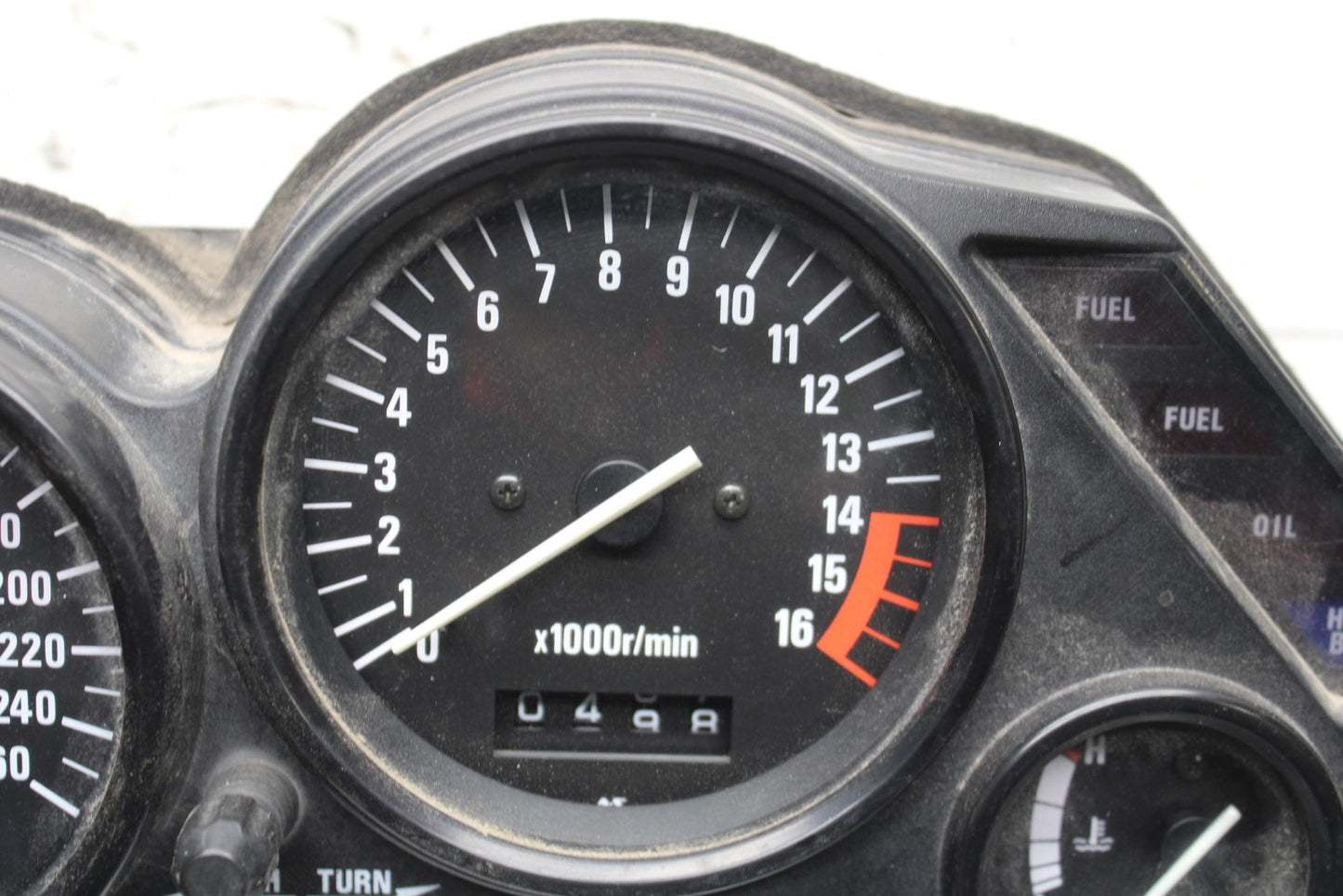00-01 KAWASAKI ZZR600 SPEEDO TACH GAUGES SPEEDOMETER TACHOMETER BB568