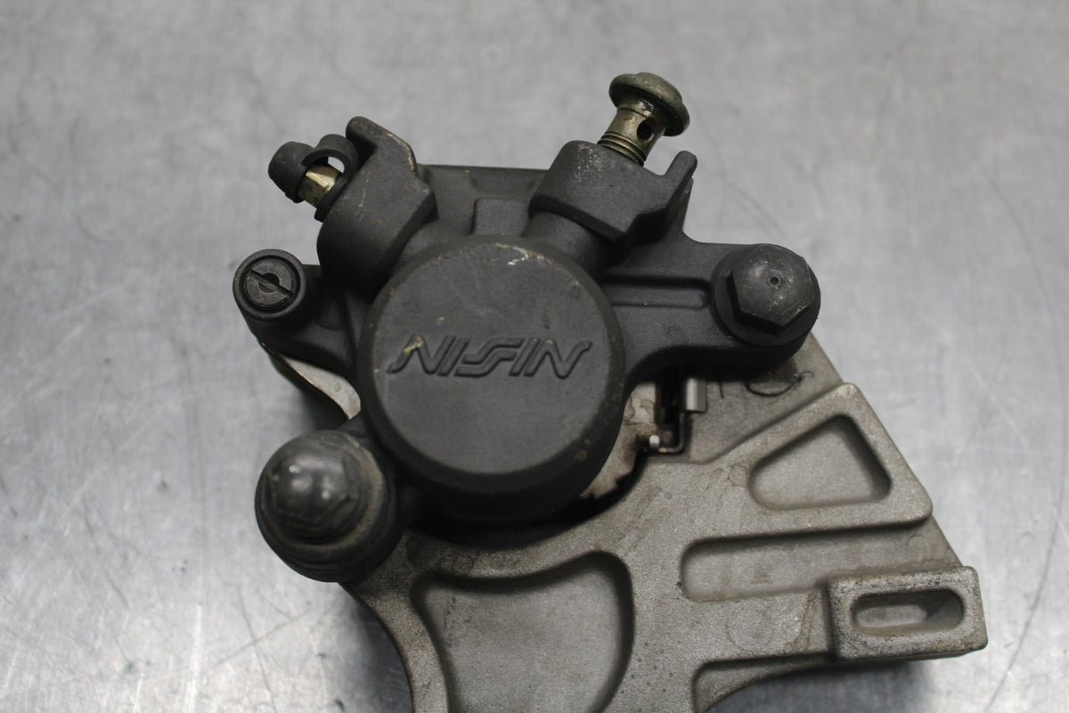 08-09 YAMAHA YZF R6S REAR BACK BRAKE CALIPER W MOUNT BRACKET BB114