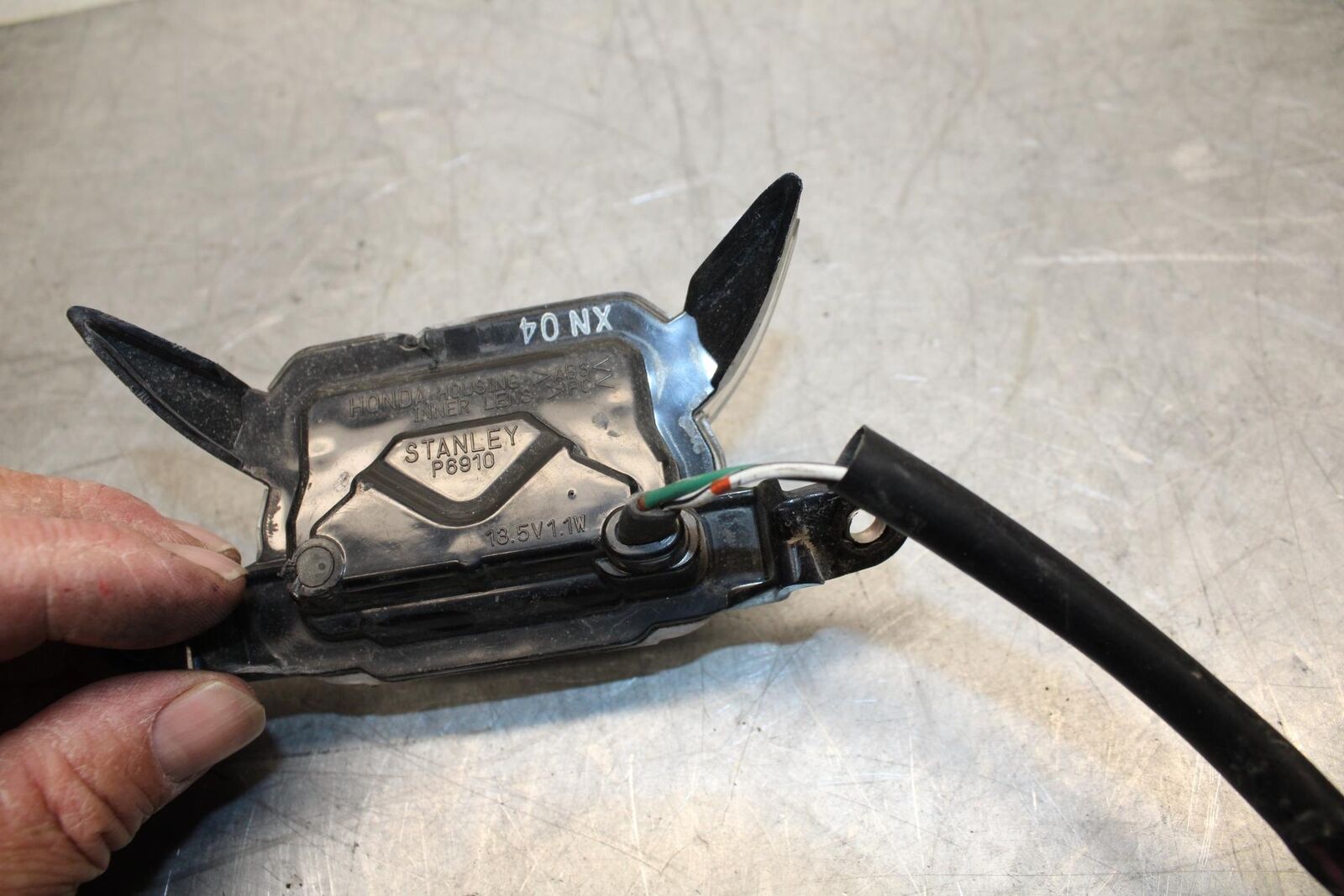 09-12 HONDA CBR600RR RUNNING PILOT FRONT LIGHT  BB450